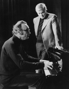 with Alfred Brendel 1980