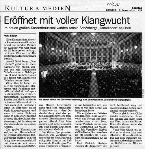 KURIER 7.11.99